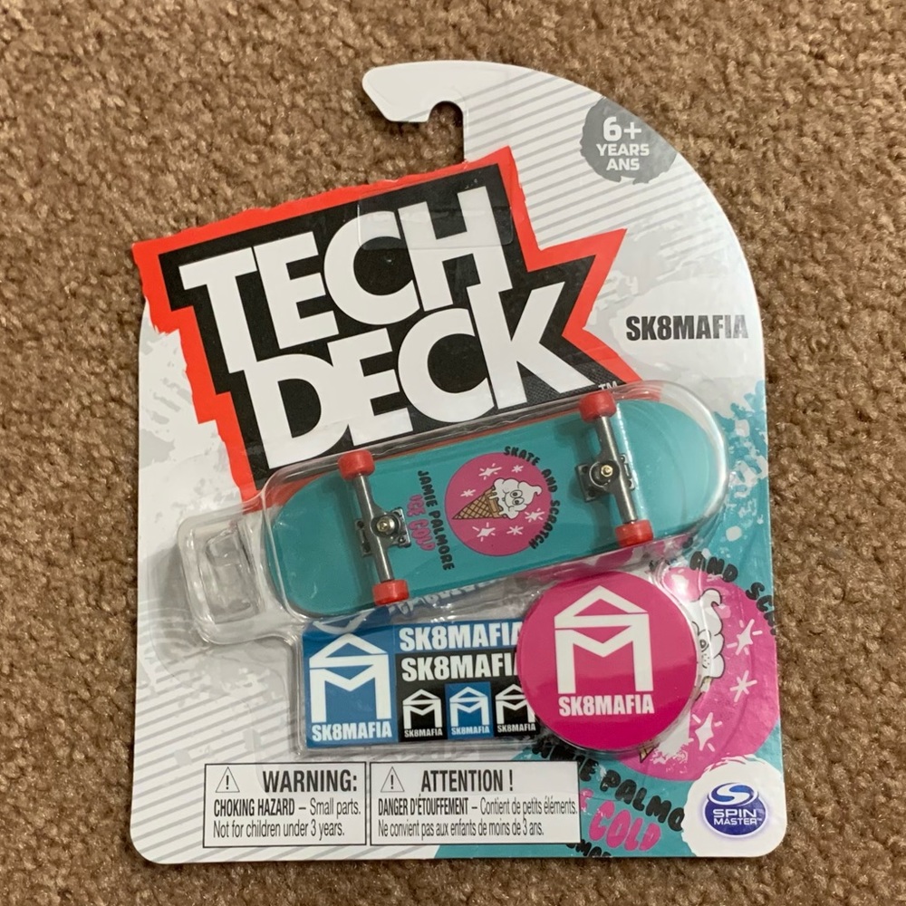 Tech Deck Fingerboard Skateboard Sk8Mafia Edition Ice Cream 96mm